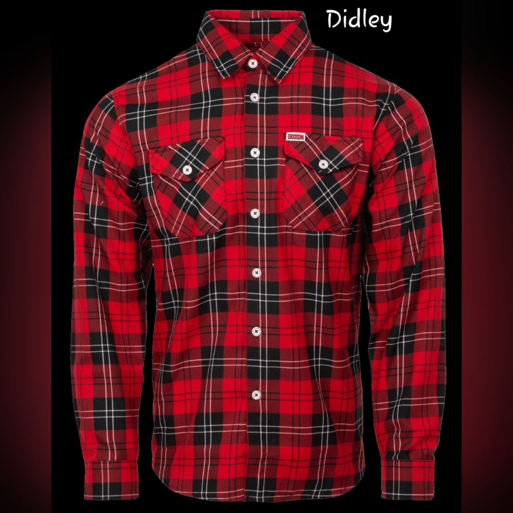 DIXXON Diddley Flannel -- Mens Large Tall (LT)
